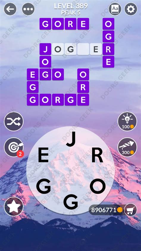Wordscapes Level 389 Answers [ + Bonus Words ] .
